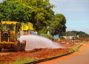 Obras da Avenida Custódio Andrews já alcançam quase 70% de execução