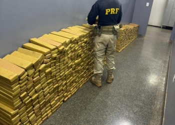 PRF apreende 970 Kg de maconha em Sidrolândia (MS)