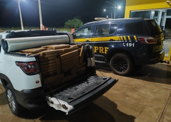 PRF apreende 787 Kg de maconha em Três Lagoas (MS)