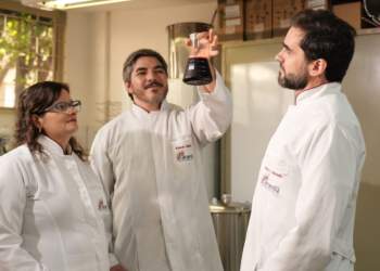 Programa Centelha apoia inovação no Estado e transforma microrganismos em corante natural industrial