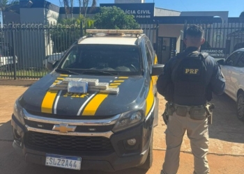 PRF apreende 11 Kg de cocaína em Ponta Porã (MS)