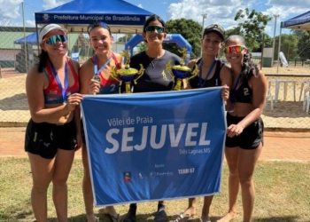 Atletas do Vôlei de Praia garantem primeiro e segundo lugar em torneio de Brasilândia