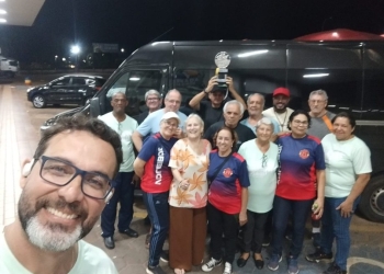 Três Lagoas conquista 2º e 4º lugar na Bocha nos Jogos da Melhor Idade em Ponta Porã