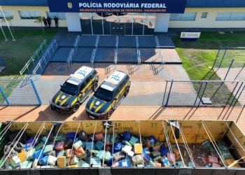 PRF apreende mais de 12,6 toneladas de maconha oculta em carga de caminhão