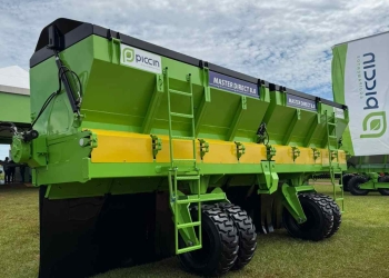 Distribuidor de insumos de alta capacidade e máxima eficiência será lançado durante a Agrishow