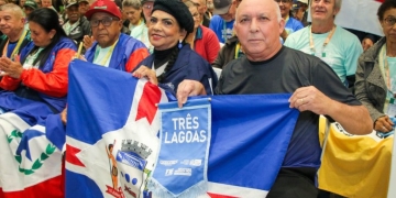 Jogos da Melhor Idade são oficialmente abertos em Três Lagoas e reúnem atletas de dezenas de municípios