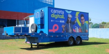 Carreta Digital já está em funcionamento e inicia capacitação de alunos da REME em Três Lagoas