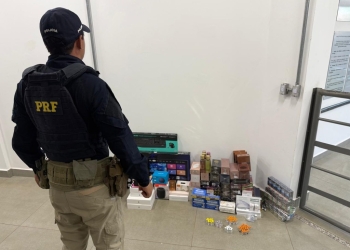 PRF apreende medicamentos e cigarros em Três Lagoas (MS)