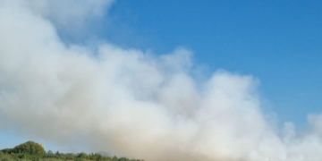 Incêndio interrompe recebimento de material no Buracão do Jupiá