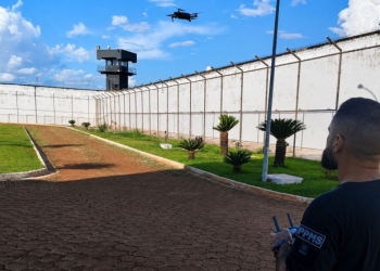 Polícia Penal utiliza drones para ampliar a vigilância na Penitenciária de Dourados