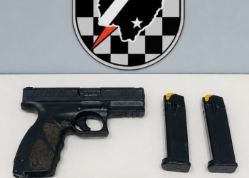 Polícia Militar em Três Lagoas apreende arma de fogo de uso restrito
