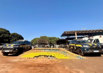 PRF apreende 591 Kg de cocaína em Campo Grande (MS)