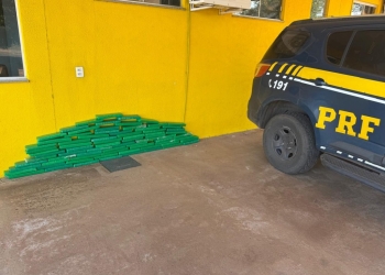 PRF apreende 114 Kg de maconha na BR-262