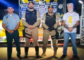 Abertura do Maio Amarelo reúne autoridades, motociclistas e população