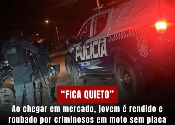 Jovem é assaltado por dupla armada em motocicleta no bairro Santos Dumont em Três Lagoas