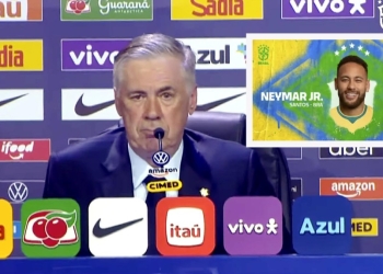 Ancelotti convoca Brasil para a Copa de 2026 e Neymar volta à Seleção após quase três anos
