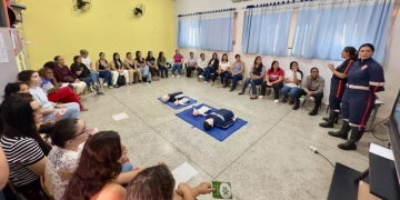 Projeto Criança Segura da SMS capacita profissionais da educação em primeiros socorros