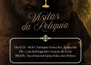 Diocese de Três Lagoas recebe Relíquia de Primeiro Grau de São Padre Pio entre os dias 14 e 17 de maio