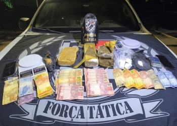 Polícia Militar apreende drogas e prende mulheres por tráfico em Coxim