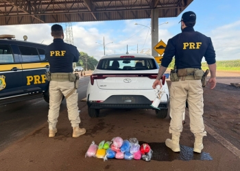 PRF apreende 10 quilos de haxixe em Ponta Porã (MS)