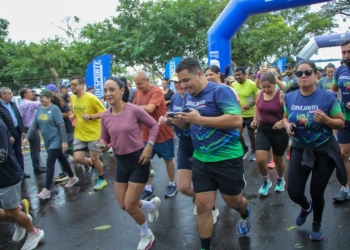 Treinão da Corrida dos Poderes reuniu cerca de 600 participantes em uma manhã de muita atividade física
