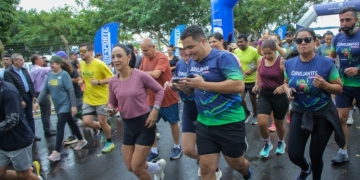 Treinão da Corrida dos Poderes reuniu cerca de 600 participantes em uma manhã de muita atividade física