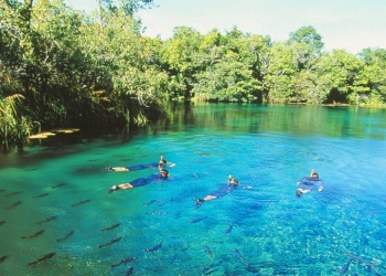 Bonito ganha reforço na proteção ambiental com obra de saneamento que protege o Rio Formoso