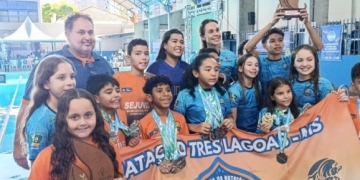 Sejuvel conquista primeiro lugar na categoria Mirim e terceiro no geral no Estadual de Natação