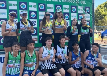 Três Lagoas conquista título, pódios e boas colocações na abertura do Circuito Estadual de Vôlei de Praia
