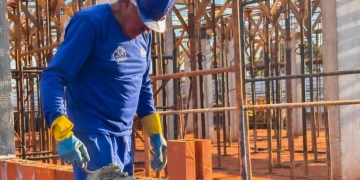 Obras da escola do Montanini e de CEI de tempo integral, que criarão 645 novas vagas, seguem avançando em Três Lagoas