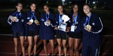 Equipe de atletismo feminino de Três Lagoas é campeã nos Jogos Escolares da Juventude de MS Fase Regional 1