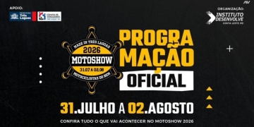 23º Motoshow movimenta Três Lagoas com entrada gratuita e grandes atrações entre 31 de julho e 2 de agosto