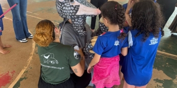 Prefeitura de Três Lagoas investe na educação ambiental e celebra o Dia do Tatu-Canastra com alunos da Rede Municipal
