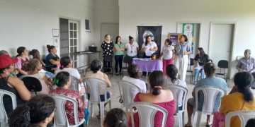 Ação de conscientização pelo fim da violência contra a mulher reúne beneficiários do PAA em Três Lagoas