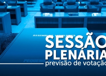 Três projetos estão pautados para a sessão ordinária desta terça-feira
