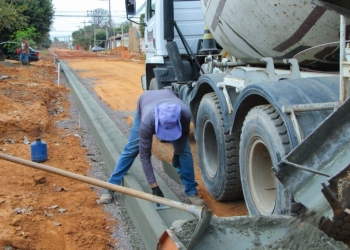Prefeitura de Três Lagoas avança com obras de pavimentação e drenagem no Jardim Maristela e Jardim Flamboyant