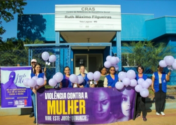 CRAS RUT promove caminhada do Agosto Lilás na Ocupação Munduruca