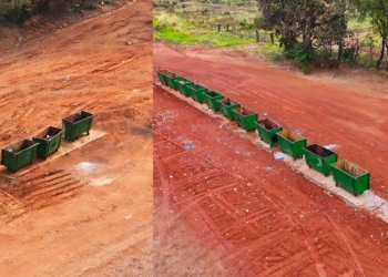 Prefeitura amplia de 3 para 12 o número de caçambas às margens da BR-158