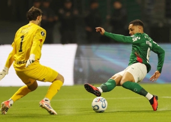 Palmeiras cede empate ao Cerro Porteño no fim e deixa decisão das quartas da Libertadores em aberto