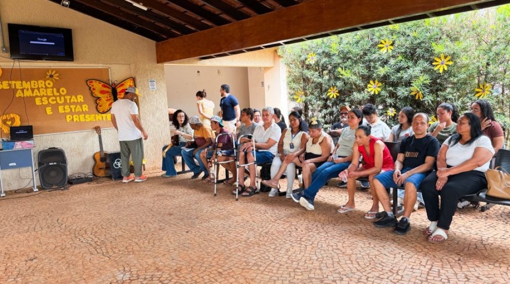 CAPS AD realiza evento de encerramento do Setembro Amarelo