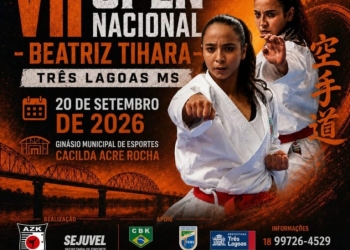 Três Lagoas sediará o VII Open Nacional de Karatê no dia 20 de setembro
