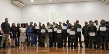 SCFV – Pelotão Mirim celebra formatura com destaque para disciplina e cidadania