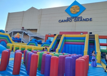 Maior parque inflável do mundo e arena de diversões dos Transformers chegam a Campo Grande neste fim de semana