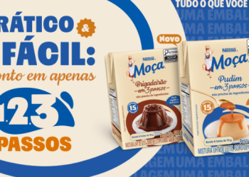 Três etapas e está pronto: Nestlé® Moça lança nova linha de produtos para sobremesas